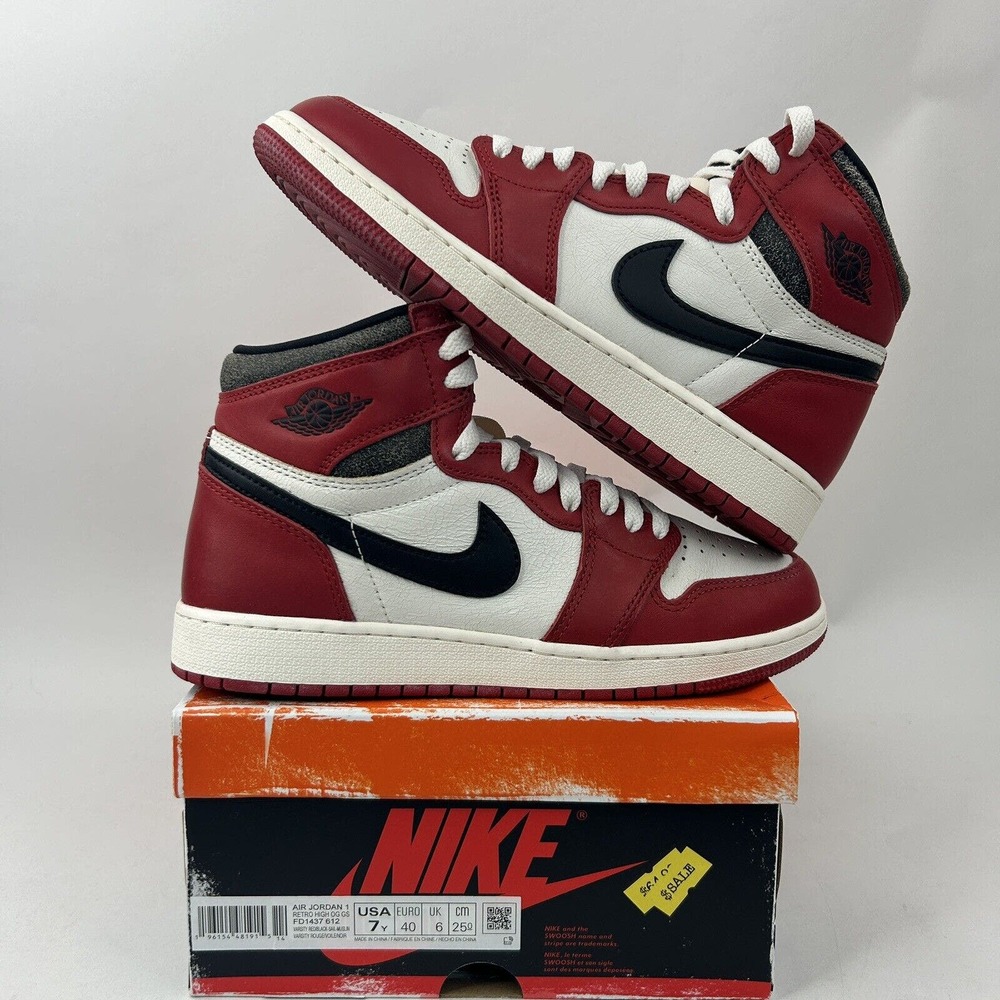 Nike Shoes Air Jordan 1 Retro High GS “Chicago/Lost and Found” 2024